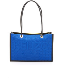 Синяя большая сумка от Kenzo
