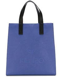 Синяя большая сумка от Kenzo