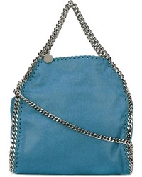 Синяя большая сумка от Stella McCartney