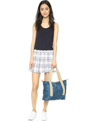 Синяя большая сумка от Bensimon