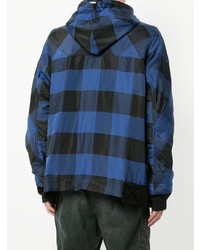 Мужская синяя ветровка с принтом от Sacai