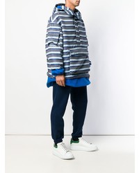 Мужская синяя ветровка с принтом от Sunnei