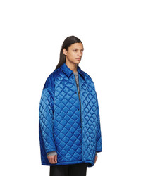 Мужская синяя ветровка от Balenciaga