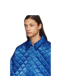 Мужская синяя ветровка от Balenciaga