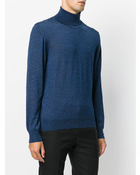 Мужская синяя водолазка от Brioni