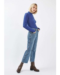 Женская синяя водолазка от Topshop