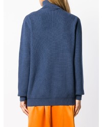 Женская синяя водолазка от Esteban Cortazar