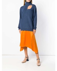 Женская синяя водолазка от Esteban Cortazar