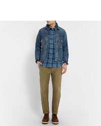 Мужская синяя джинсовая куртка от VISVIM