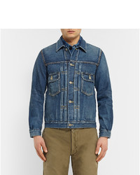 Мужская синяя джинсовая куртка от VISVIM