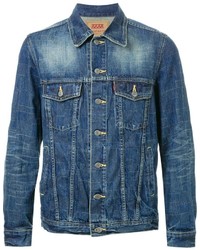 Мужская синяя джинсовая куртка от Anrealage