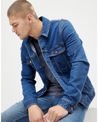 Мужская синяя джинсовая куртка от ASOS DESIGN