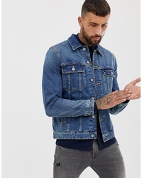 Мужская синяя джинсовая куртка от ASOS DESIGN