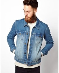 Мужская синяя джинсовая куртка от Asos