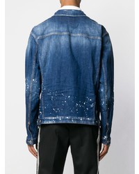 Мужская синяя джинсовая куртка от DSQUARED2