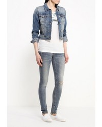 Женская синяя джинсовая куртка от BlendShe