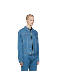 Мужская синяя джинсовая куртка от Lanvin