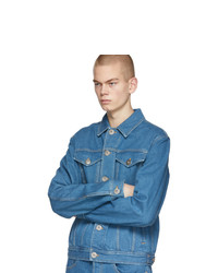 Мужская синяя джинсовая куртка от Lanvin