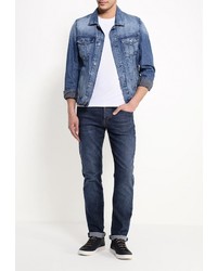 Мужская синяя джинсовая куртка от Boss Orange