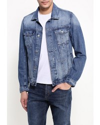 Мужская синяя джинсовая куртка от Boss Orange