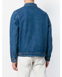 Мужская синяя джинсовая куртка от Stussy