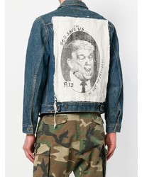 Мужская синяя джинсовая куртка от R13