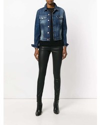 Женская синяя джинсовая куртка от Diesel