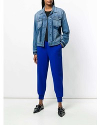Женская синяя джинсовая куртка от Maison Margiela
