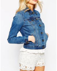 Женская синяя джинсовая куртка от Oasis