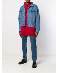 Мужская синяя джинсовая куртка от Alexander Wang