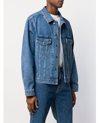 Мужская синяя джинсовая куртка от Alexander Wang