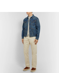 Мужская синяя джинсовая куртка от Tom Ford