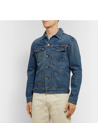 Мужская синяя джинсовая куртка от Tom Ford