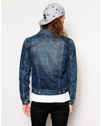 Мужская синяя джинсовая куртка от Cheap Monday