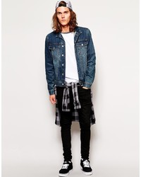 Мужская синяя джинсовая куртка от Cheap Monday