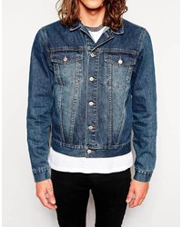 Мужская синяя джинсовая куртка от Cheap Monday