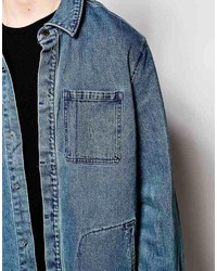 Мужская синяя джинсовая куртка от Cheap Monday