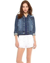 Женская синяя джинсовая куртка от Blank