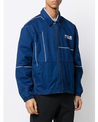 Мужская синяя джинсовая куртка от adidas