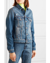 Женская синяя джинсовая куртка от Off-White