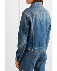 Женская синяя джинсовая куртка от Off-White