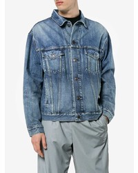 Мужская синяя джинсовая куртка от Balenciaga