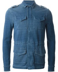 Мужская синяя джинсовая куртка от Hydrogen