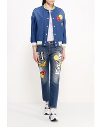 Женская синяя джинсовая куртка от Iceberg