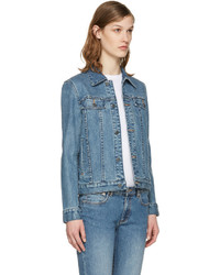 Женская синяя джинсовая куртка от A.P.C.