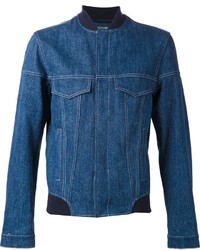 Мужская синяя джинсовая куртка от Kenzo