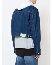 Мужская синяя джинсовая куртка от Off-White