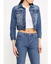 Женская синяя джинсовая куртка от Lucid