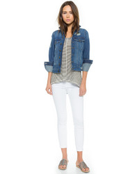 Женская синяя джинсовая куртка от DL1961