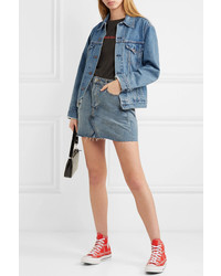 Женская синяя джинсовая куртка от RE/DONE